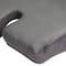 Mind Reader 18" Gray Memory Foam Chair Orthopedic Seat Cushion